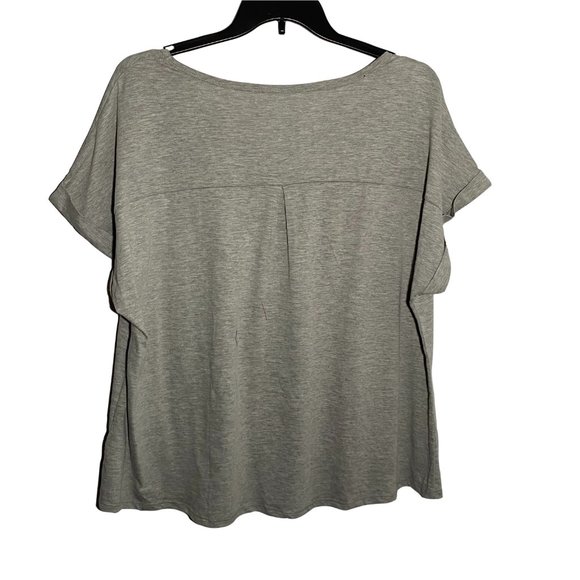 NWT Style & Co. Plus Cuff Sleeve Tribal T-Shirt - Picture 3 of 4